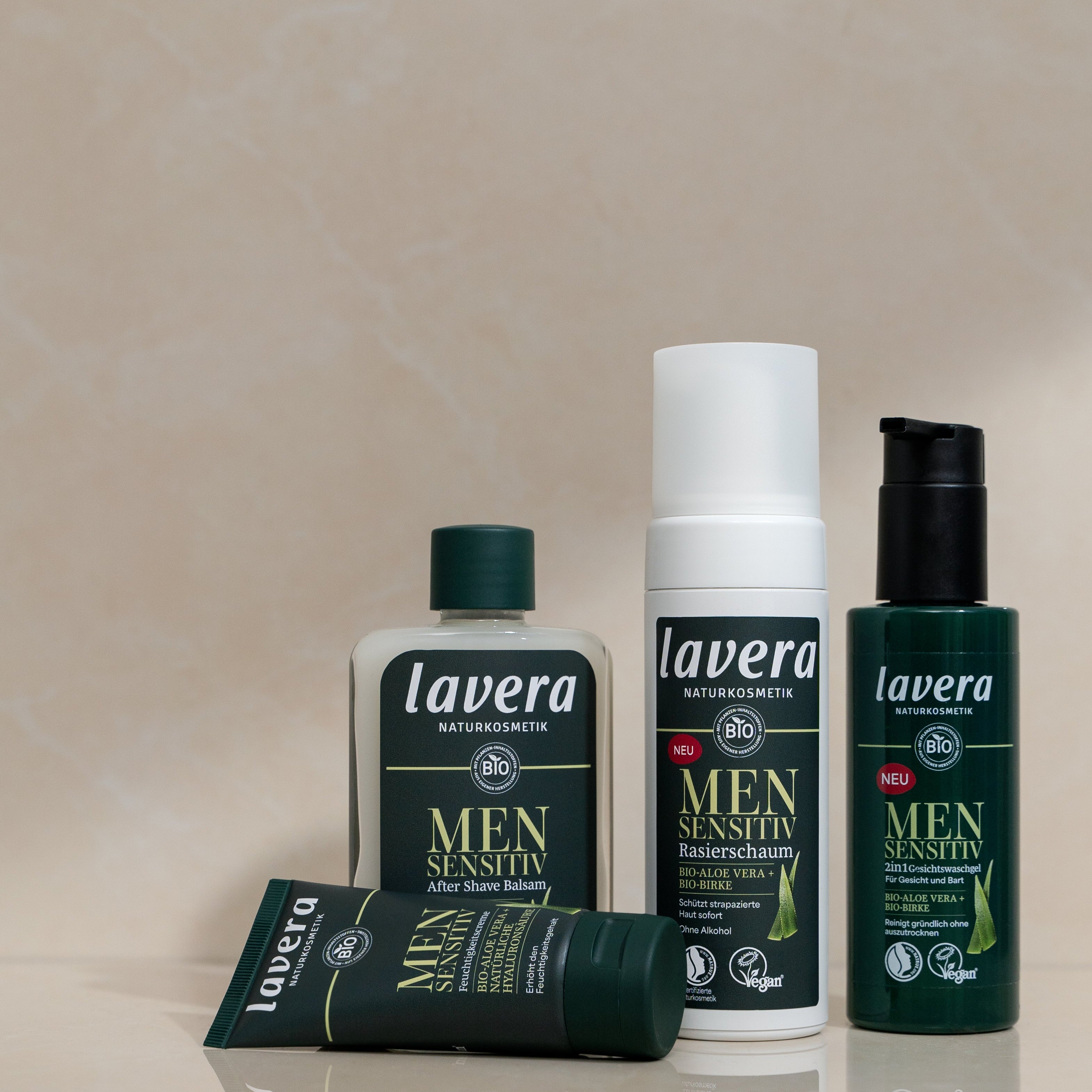 Produktdarstellung komplette Men-Serie