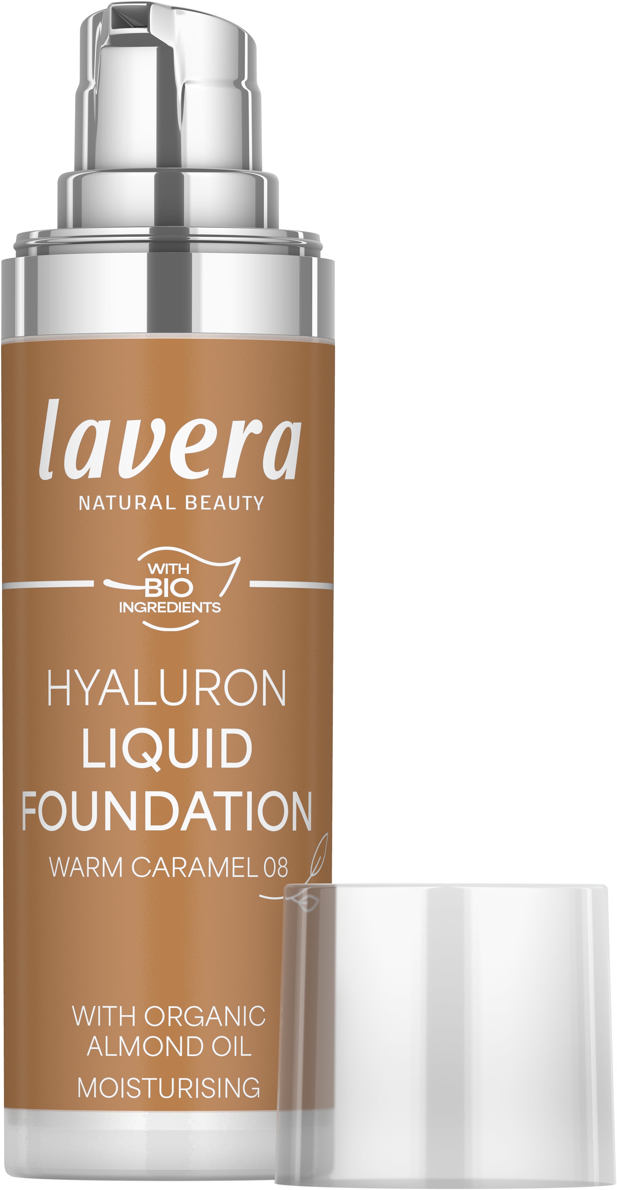 lavera Hyaluron Liquid Foundation -Warm Caramel 08-