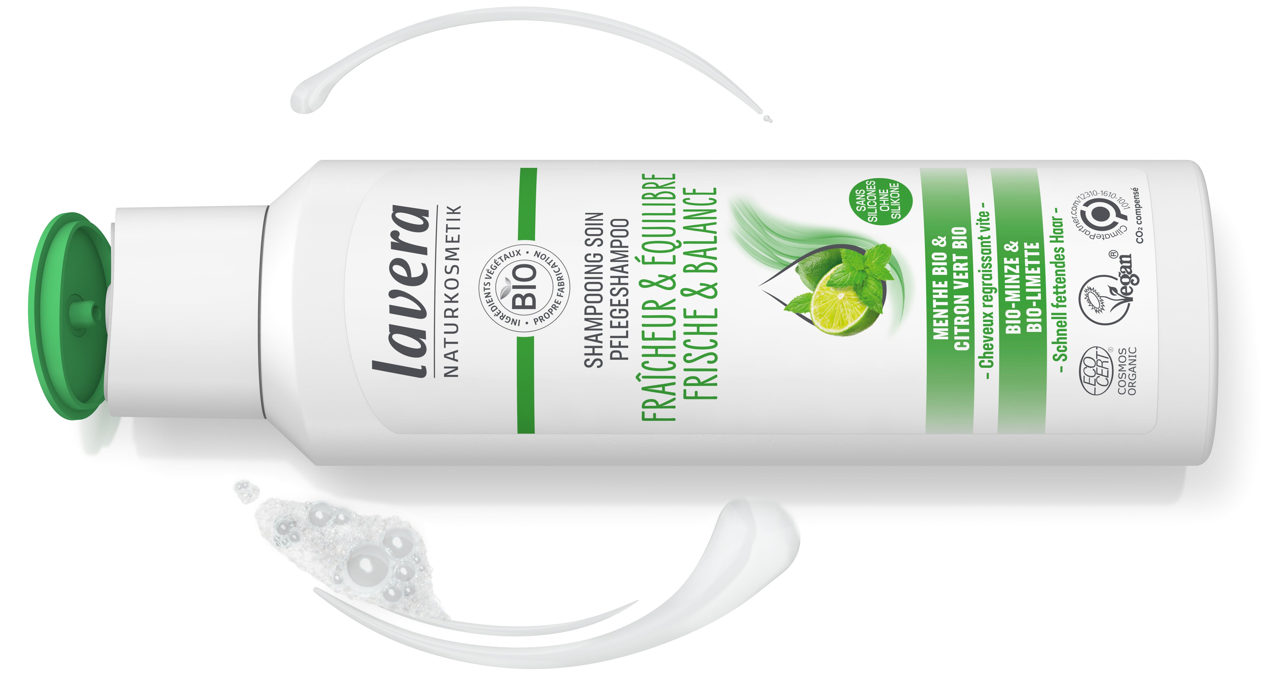 lavera Shampooing Soin Fraîcheur & Équilibre