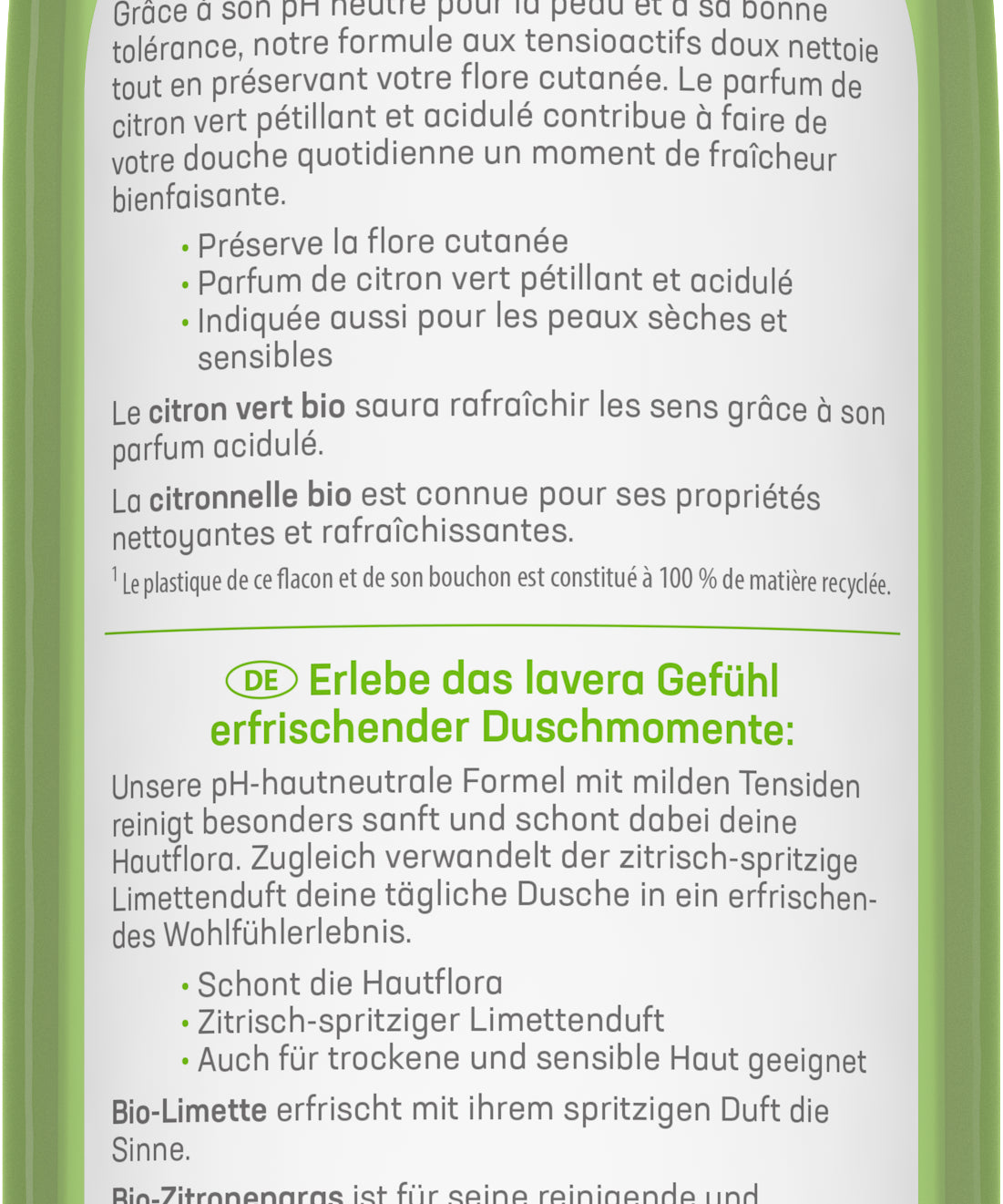 lavera Pflegedusche Erfrischend