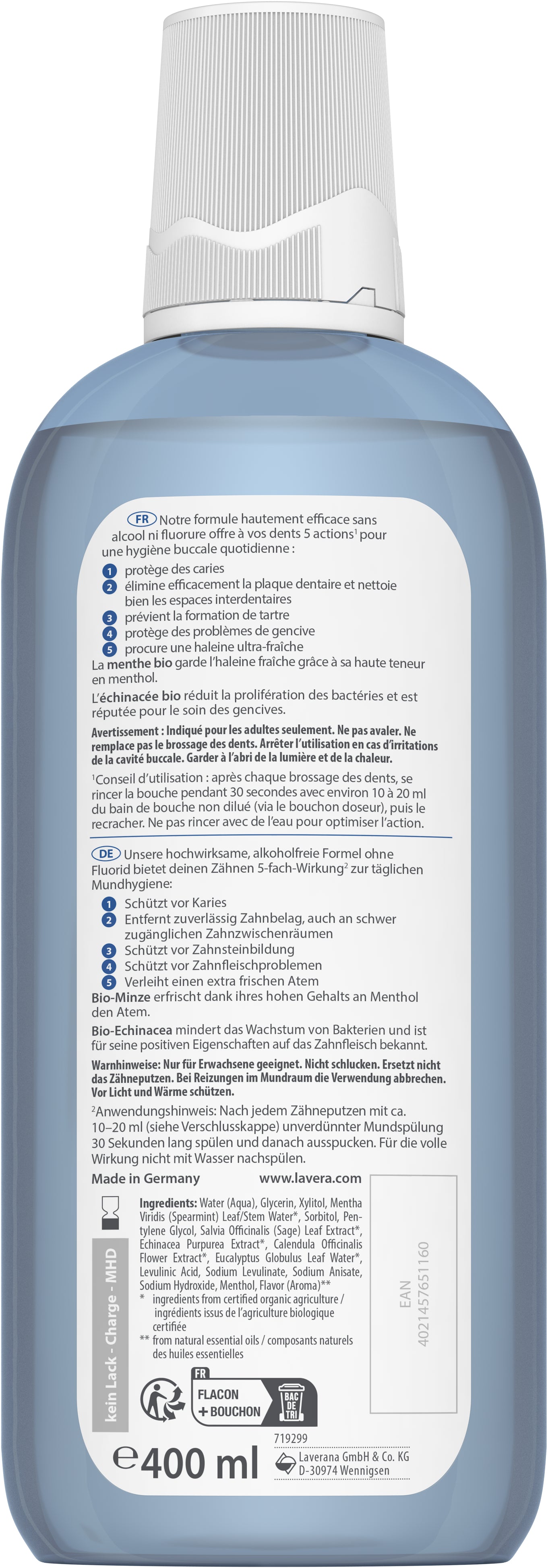 lavera Bain de Bouche Complete Care Sans Fluorure