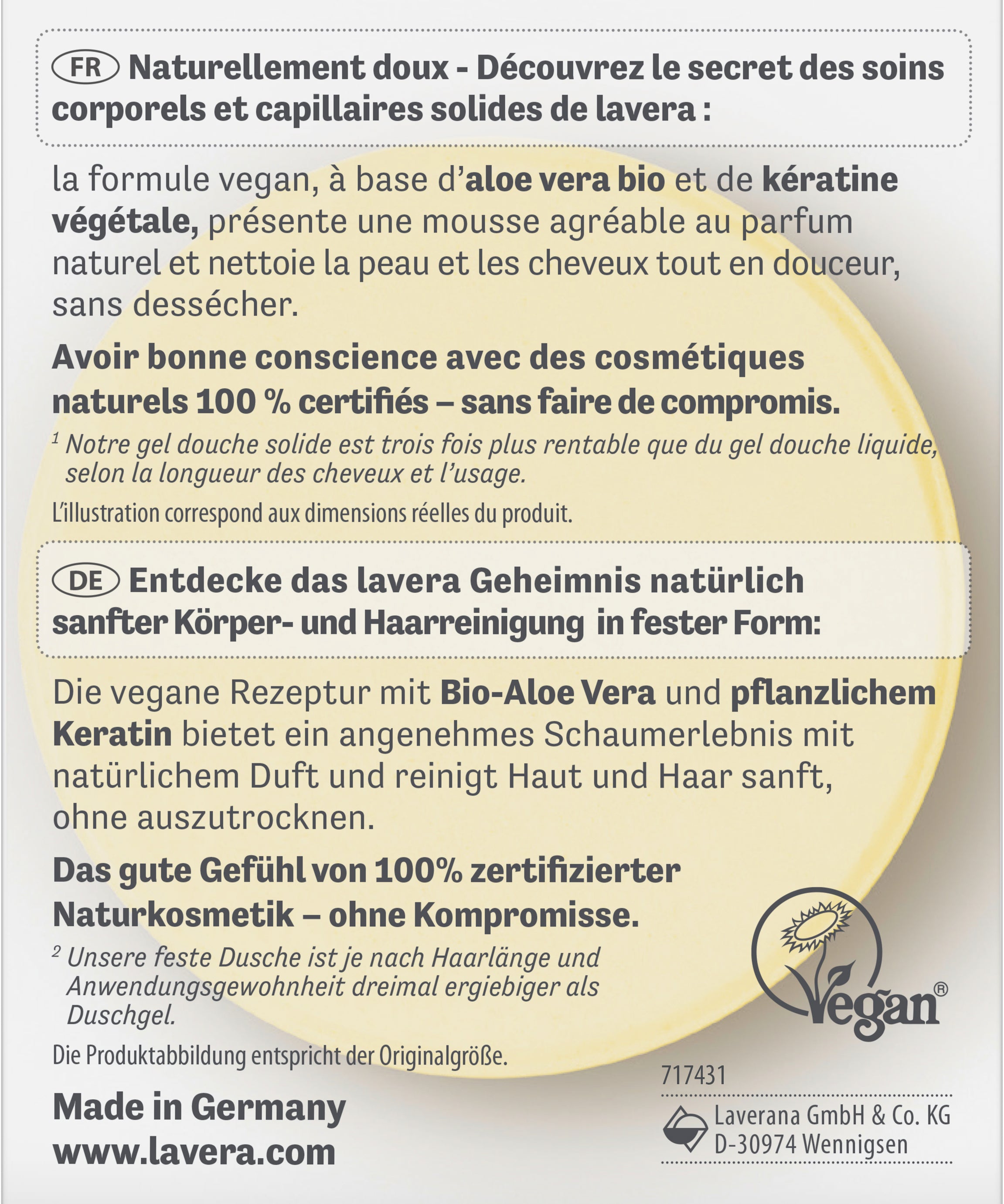 lavera Feste Dusche 2 in 1 basis sensitive Hydro Feeling