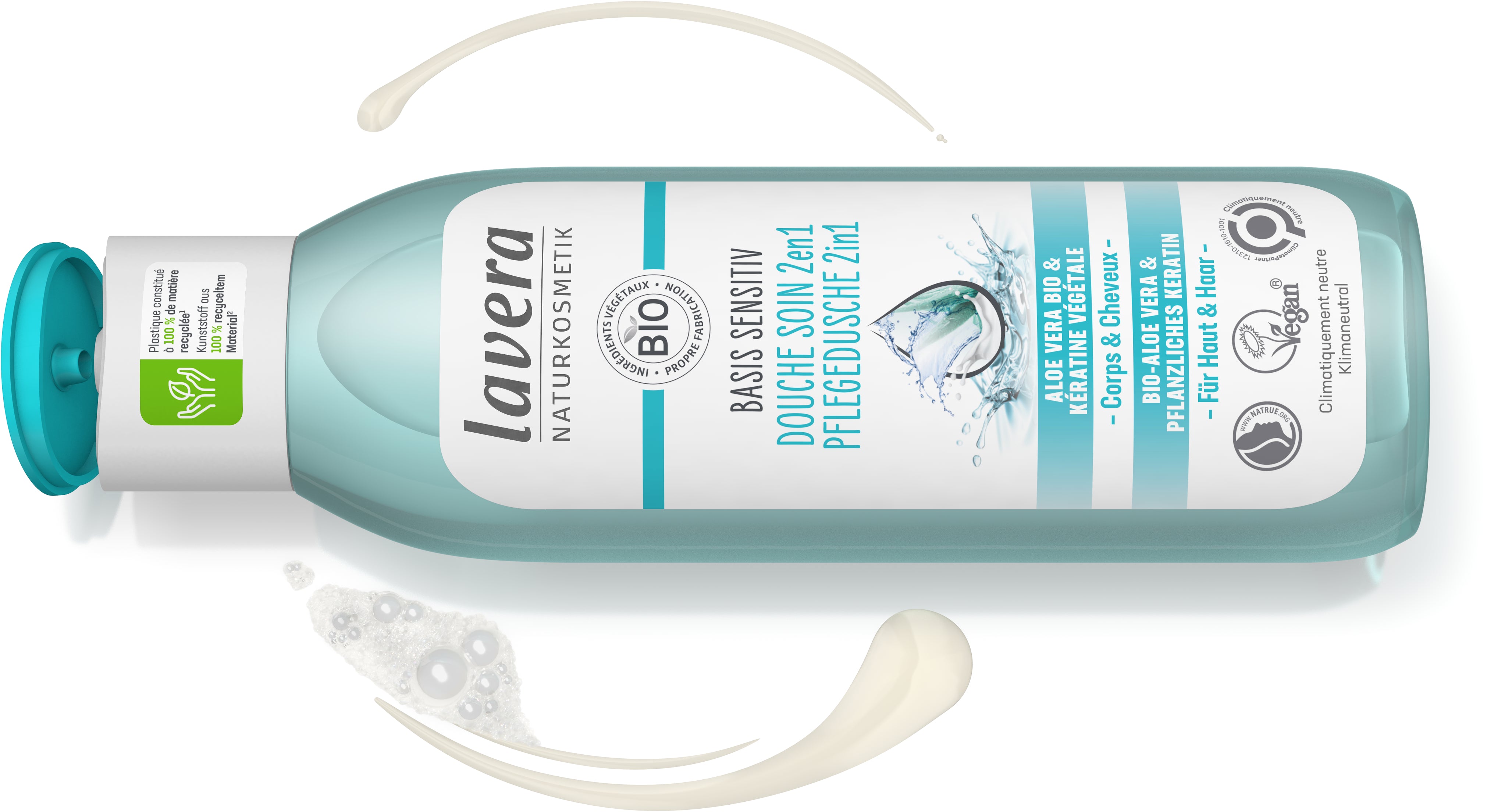 lavera basis sensitive Pflegedusche 2in1