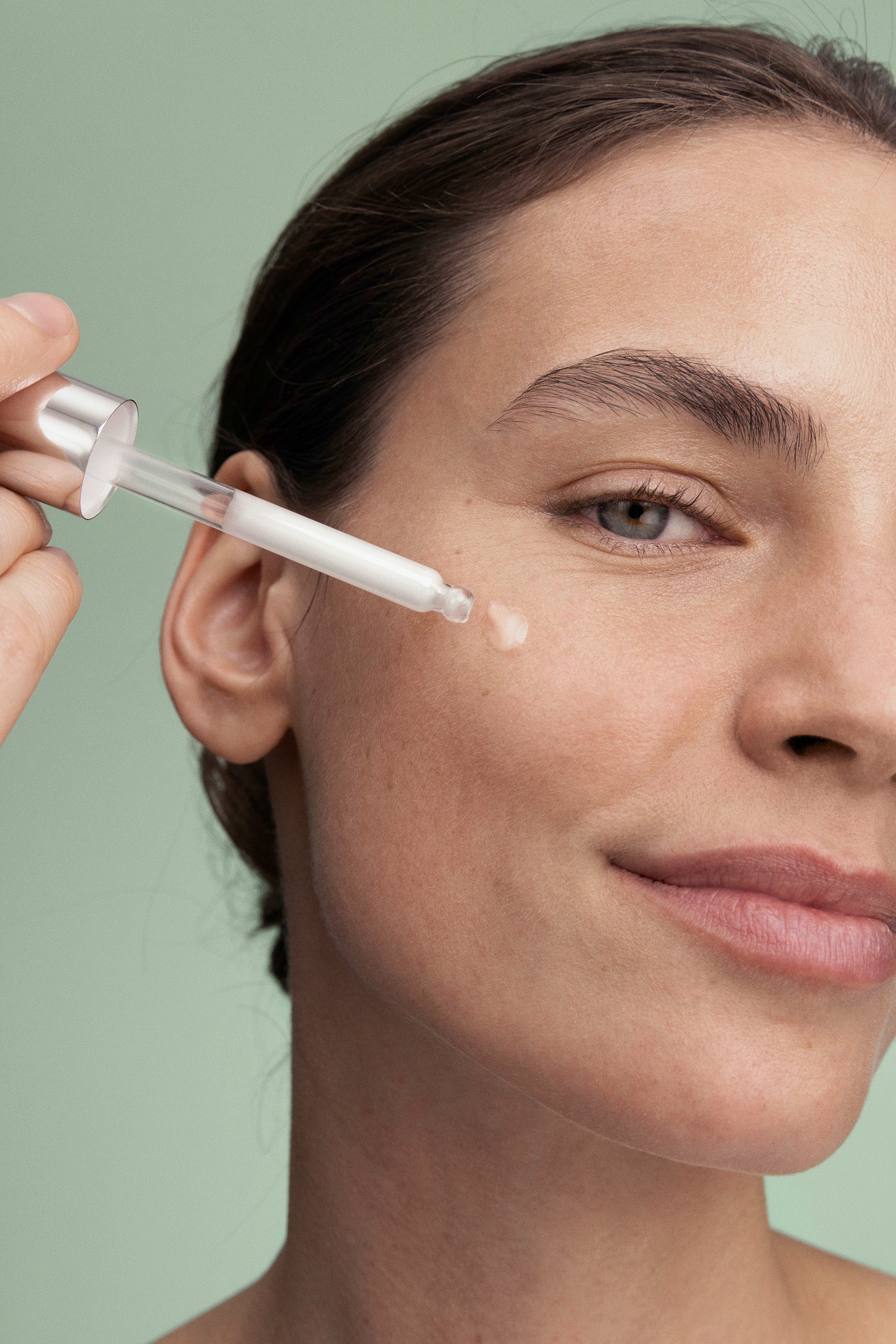 lavera Pure Beauty Sérum lors de l'application