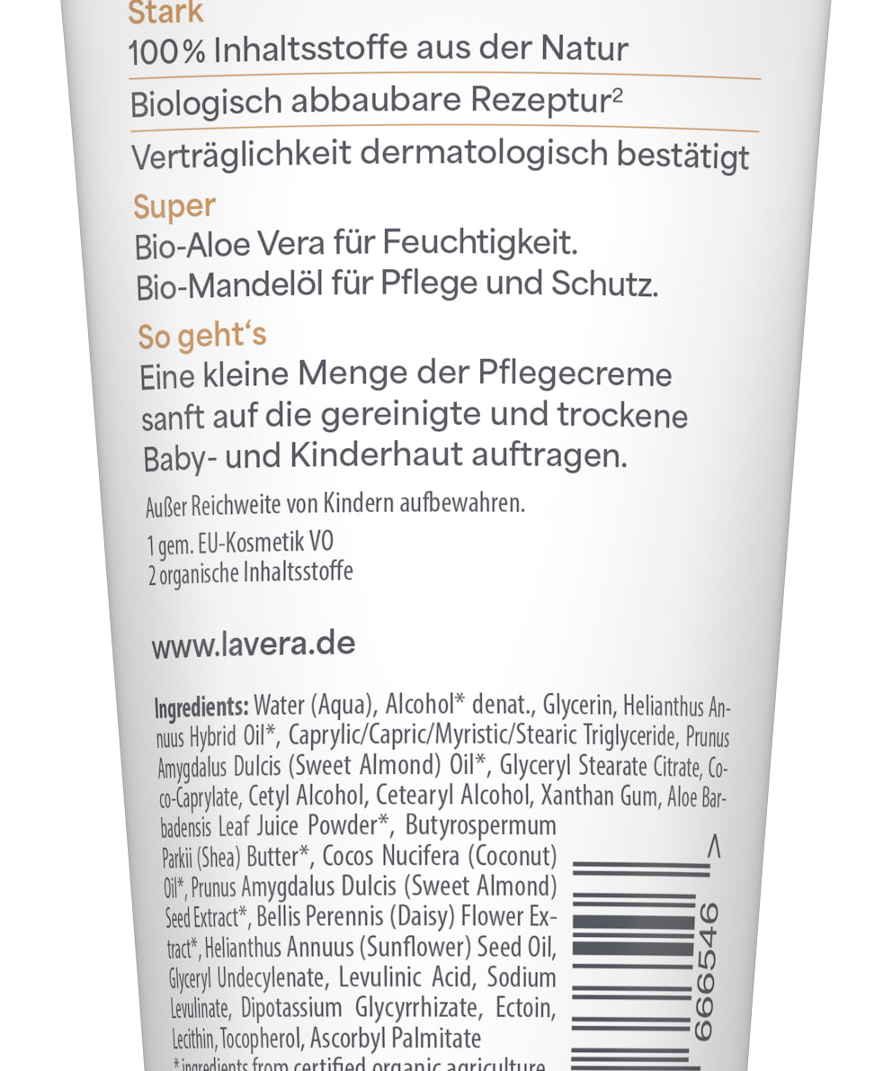 lavera Baby & Kinder Pflegecreme hauchzart