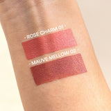 lavera Floral Cream Blush -Mauve Mellow 02- lors de l'application