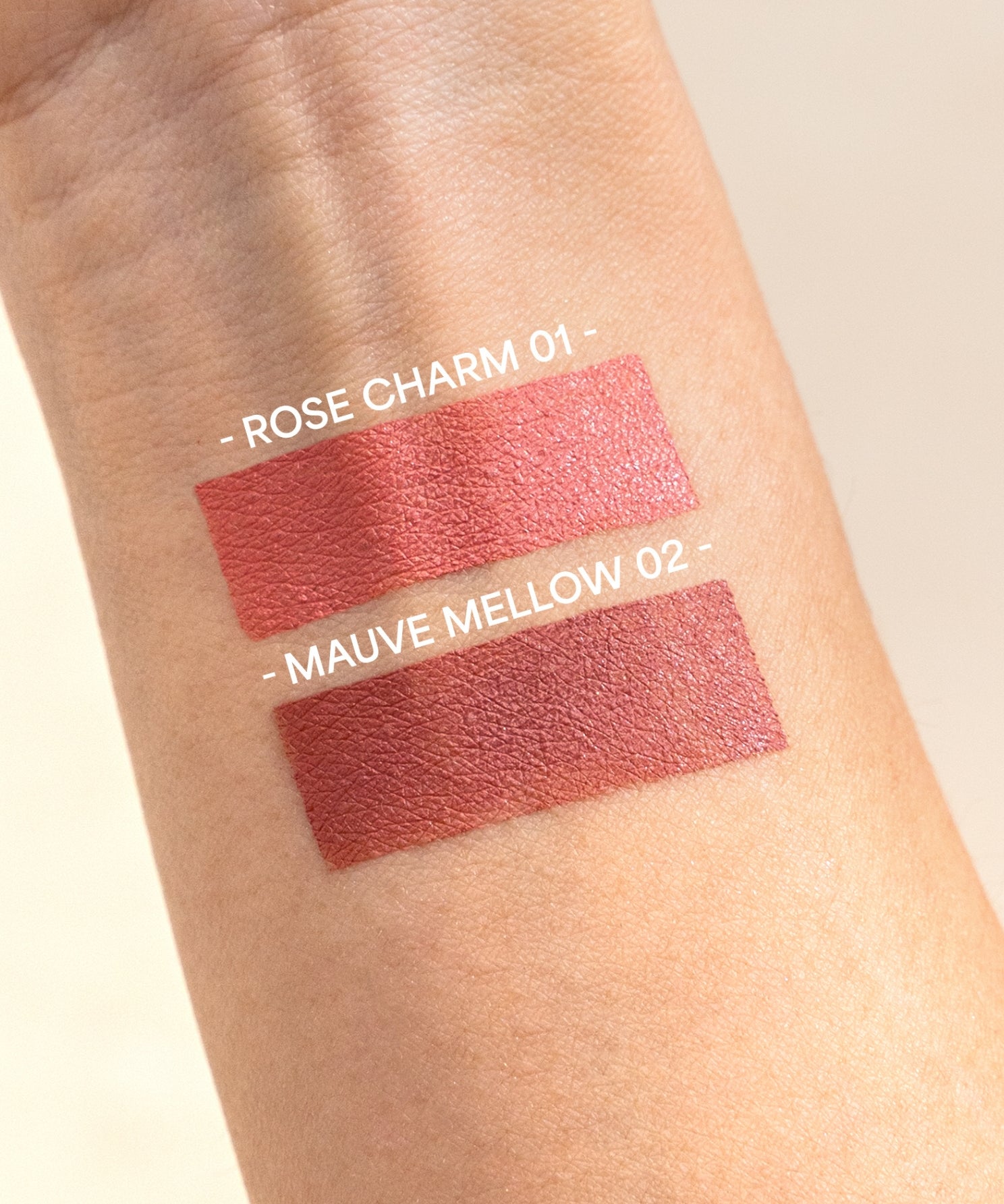 lavera Floral Cream Blush -Mauve Mellow 02- lors de l'application