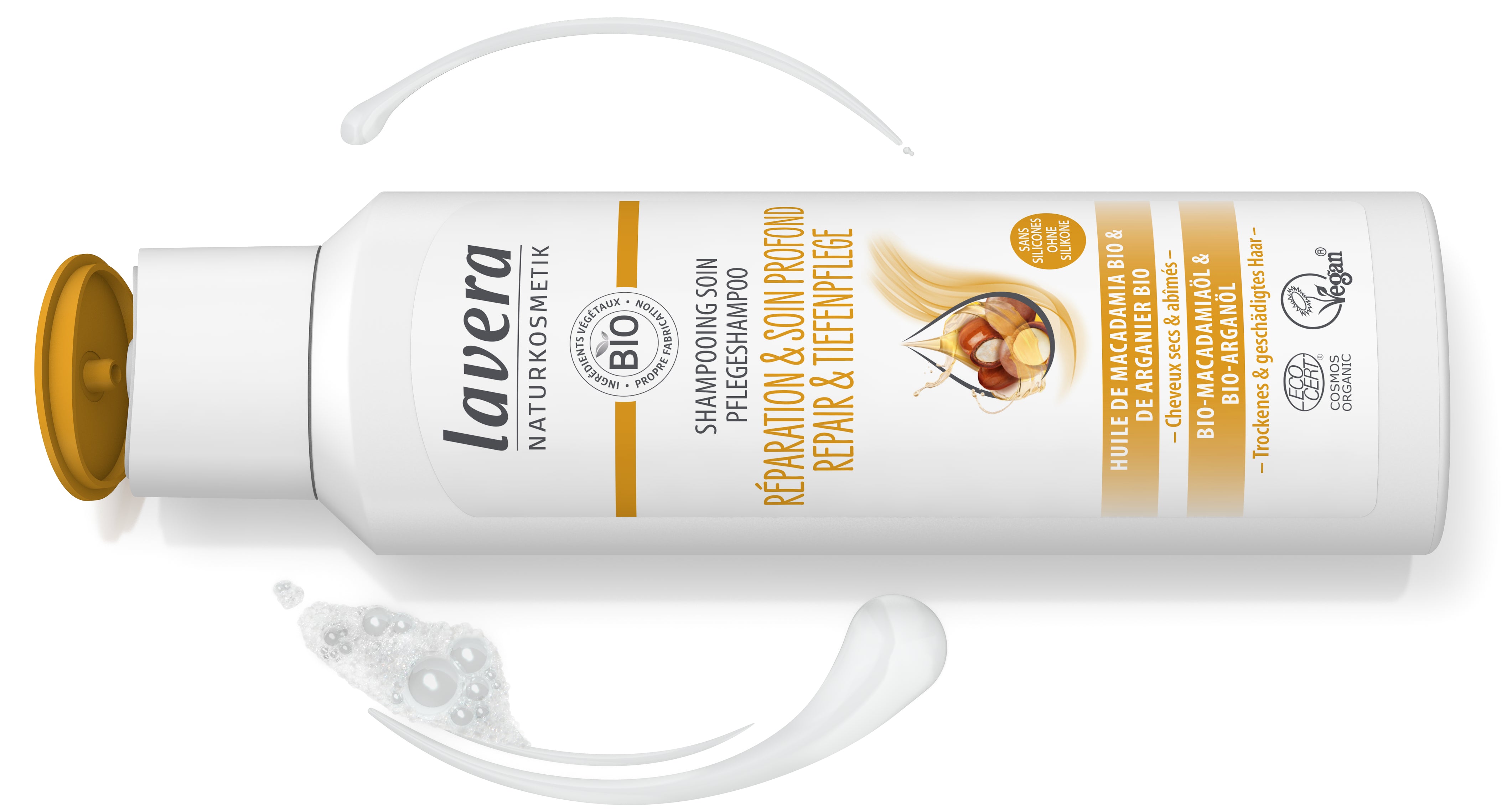 lavera Shampooing Soin Réparation & Soin profond