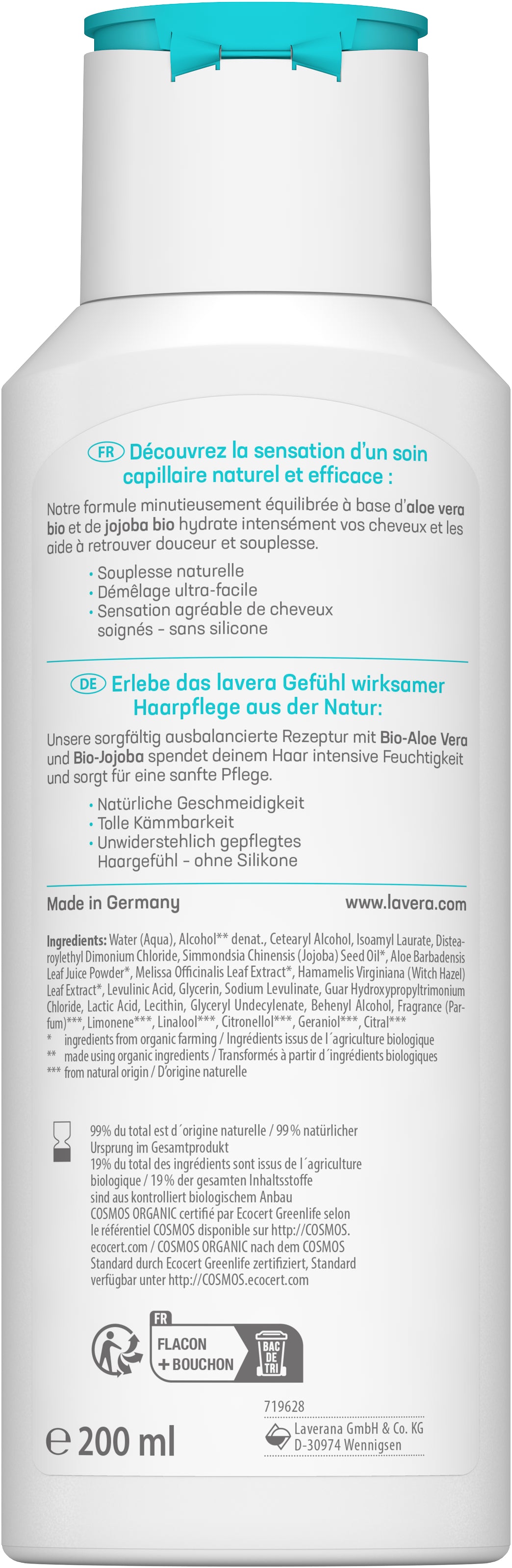 lavera basis sensitive Après-Shampooing Hydratation & Soin