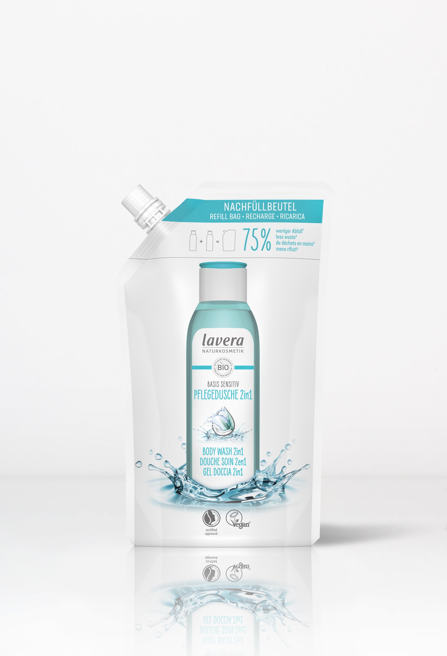 lavera Ricarica basis sensitive Gel Doccia 2in1