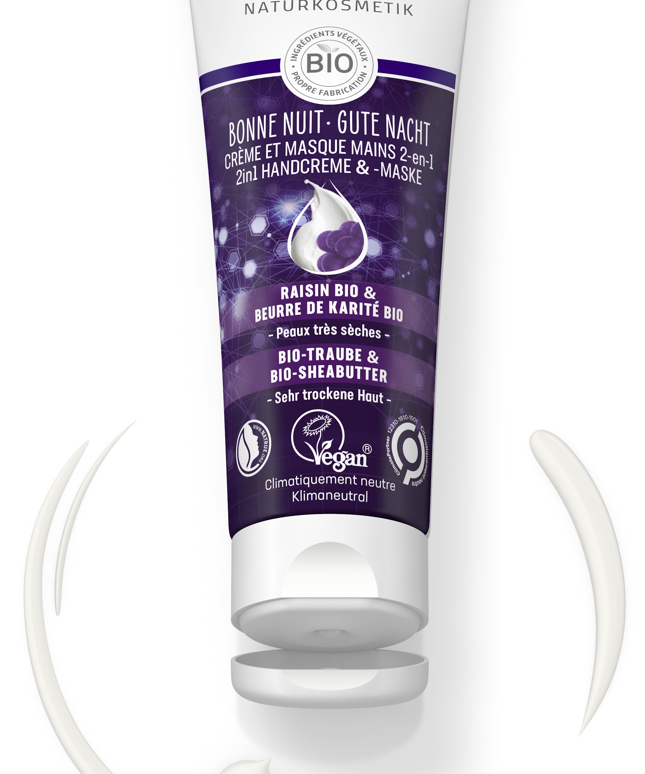 lavera Gute Nacht 2in1 Handcreme & -maske
