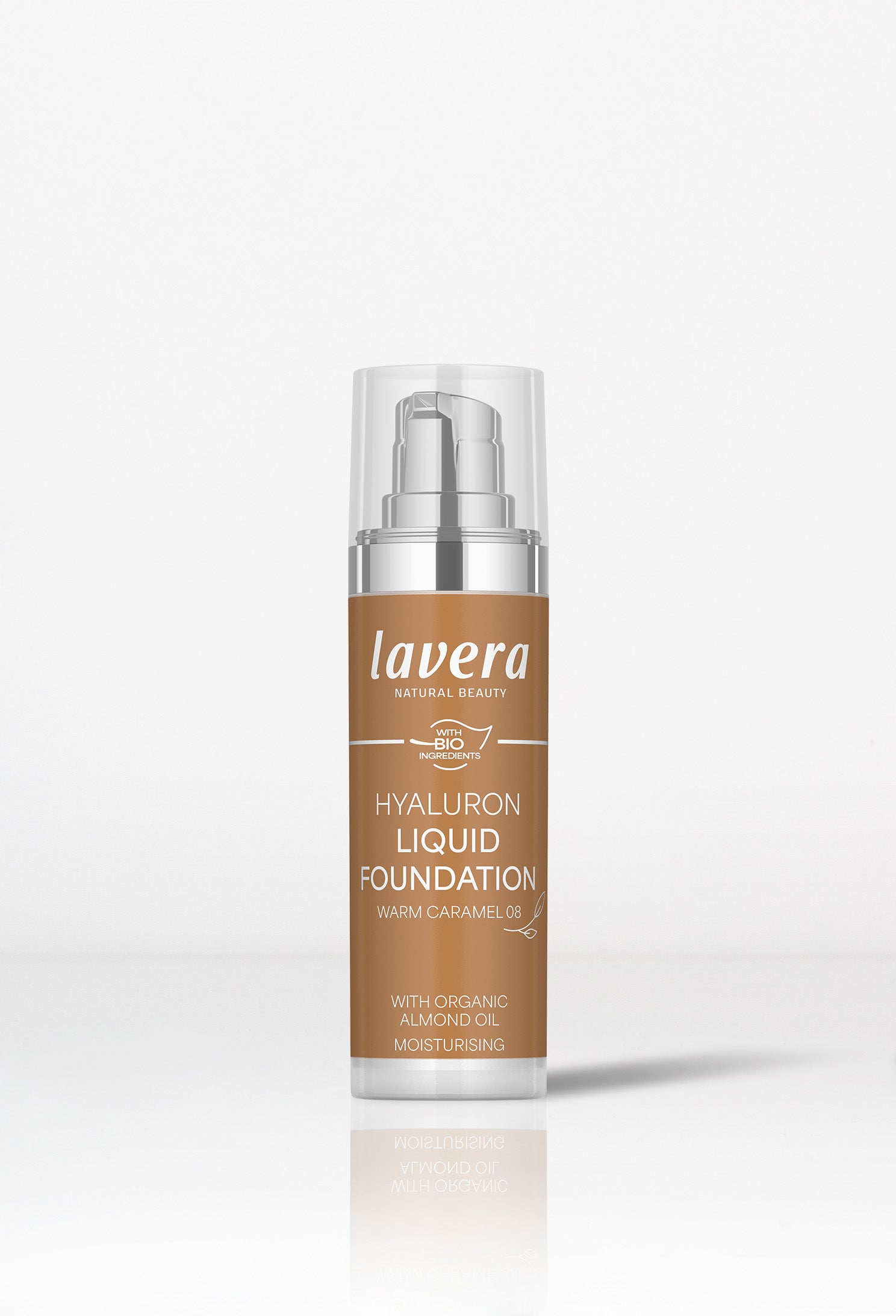 lavera Hyaluron Liquid Foundation -Warm Caramel 08-