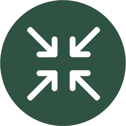 Icona Reduce su sfondo verde