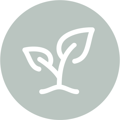 Icona Renature su sfondo verde