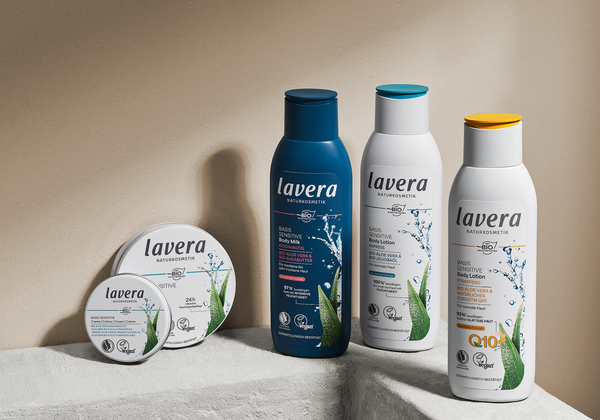 lavera basis sensitive Lotions corporelles et crèmes