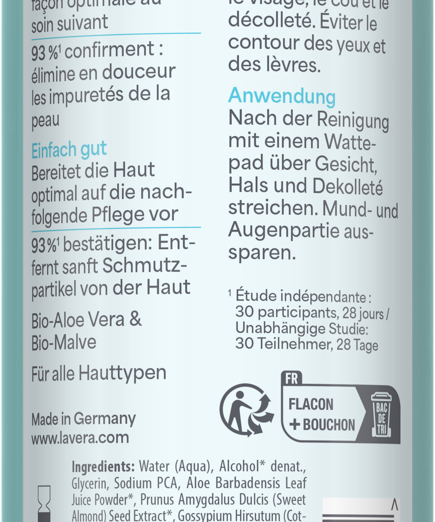lavera basis sensitive Mildes Gesichtswasser