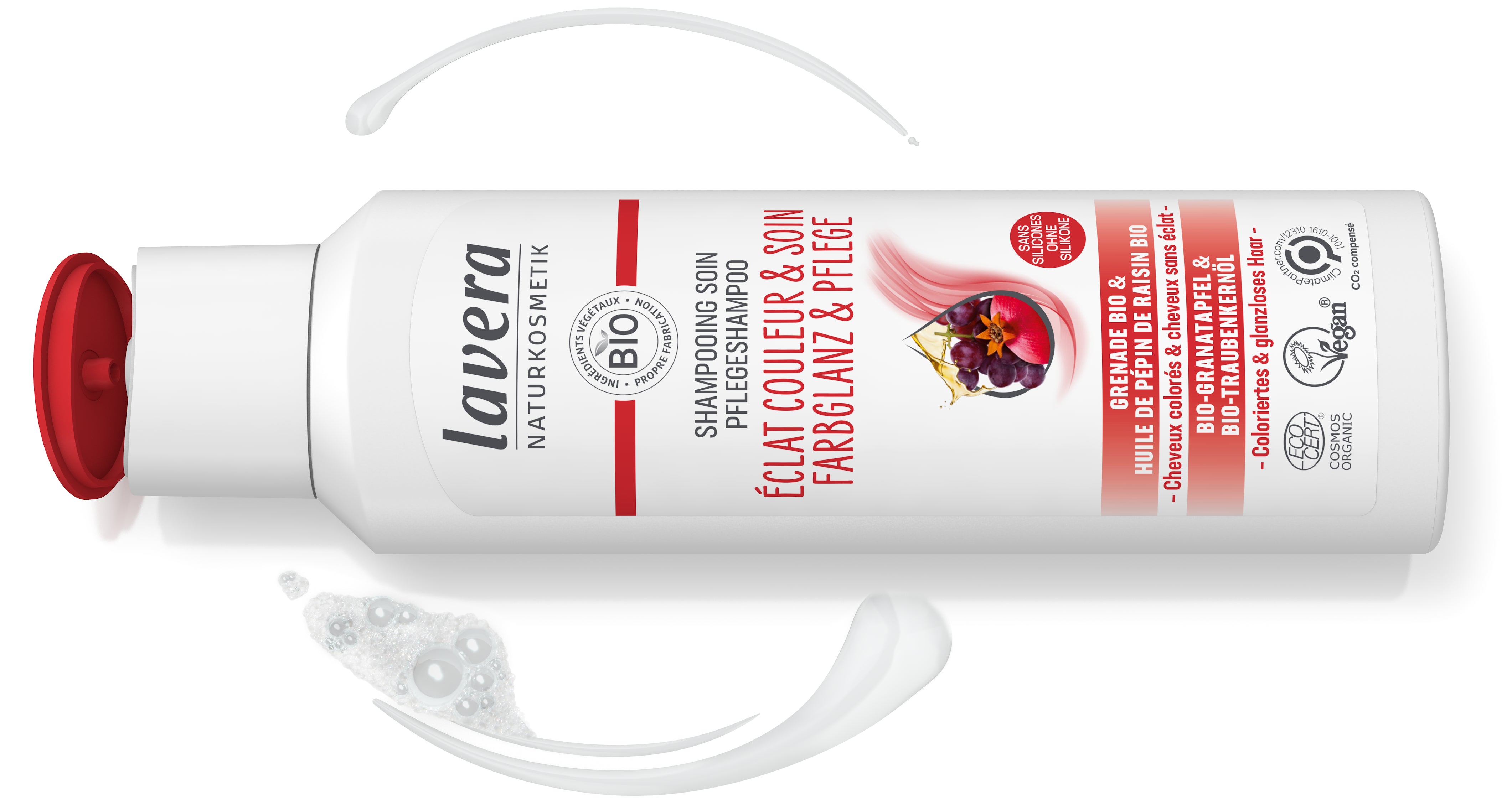 lavera Shampooing Soin Éclat couleur & Soin