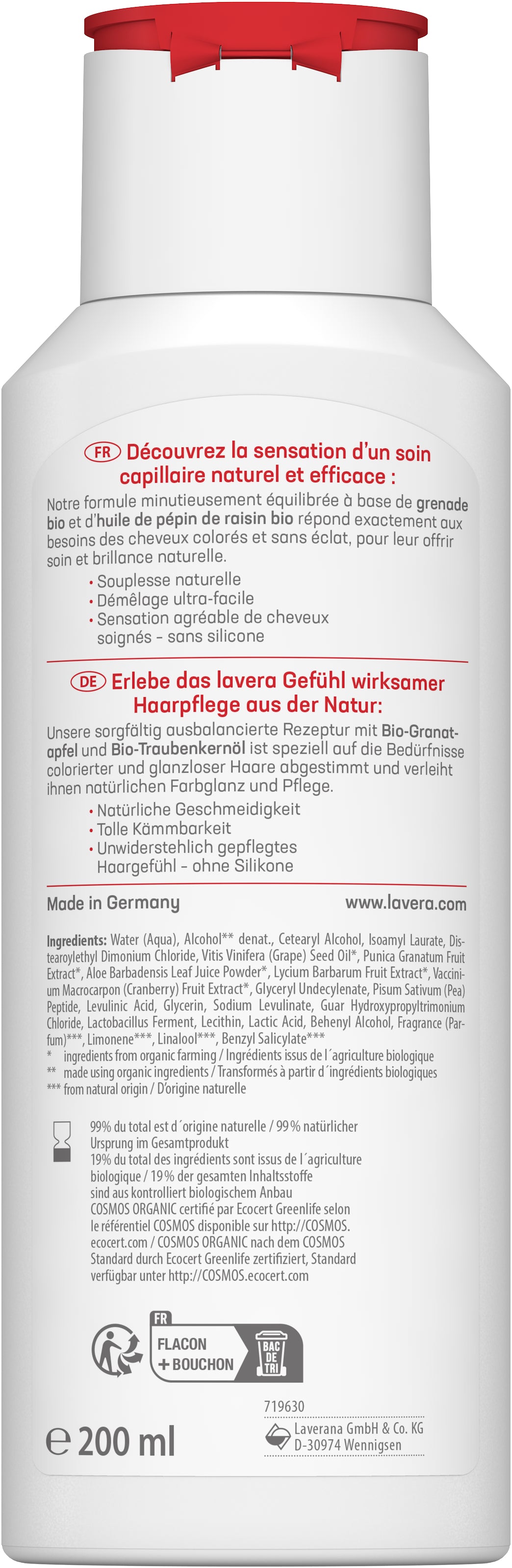 lavera Après-Shampooing Éclat couleur & Soin