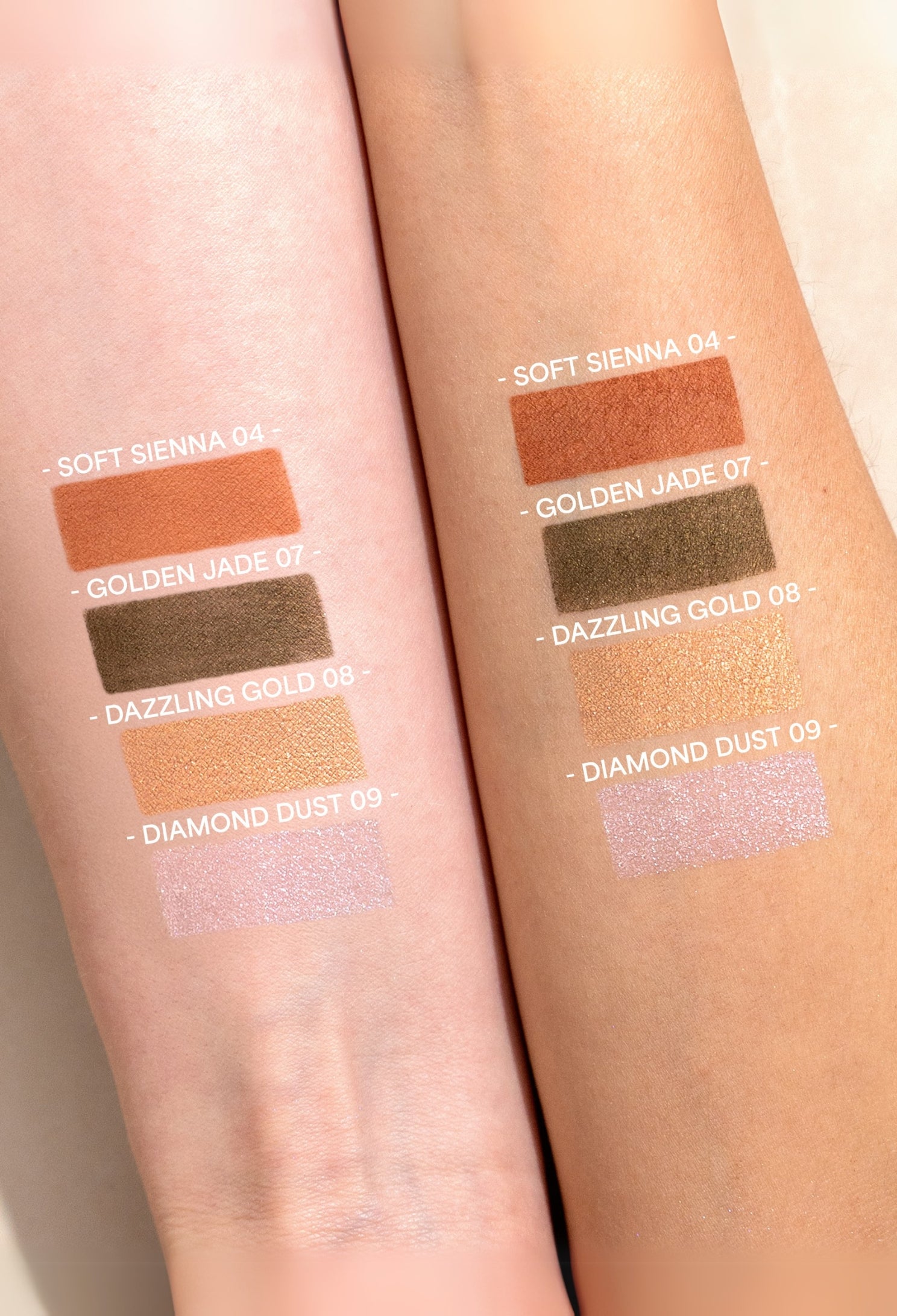 lavera Signature Colour Eyeshadow -Dazzling Gold 08- lors de l'application