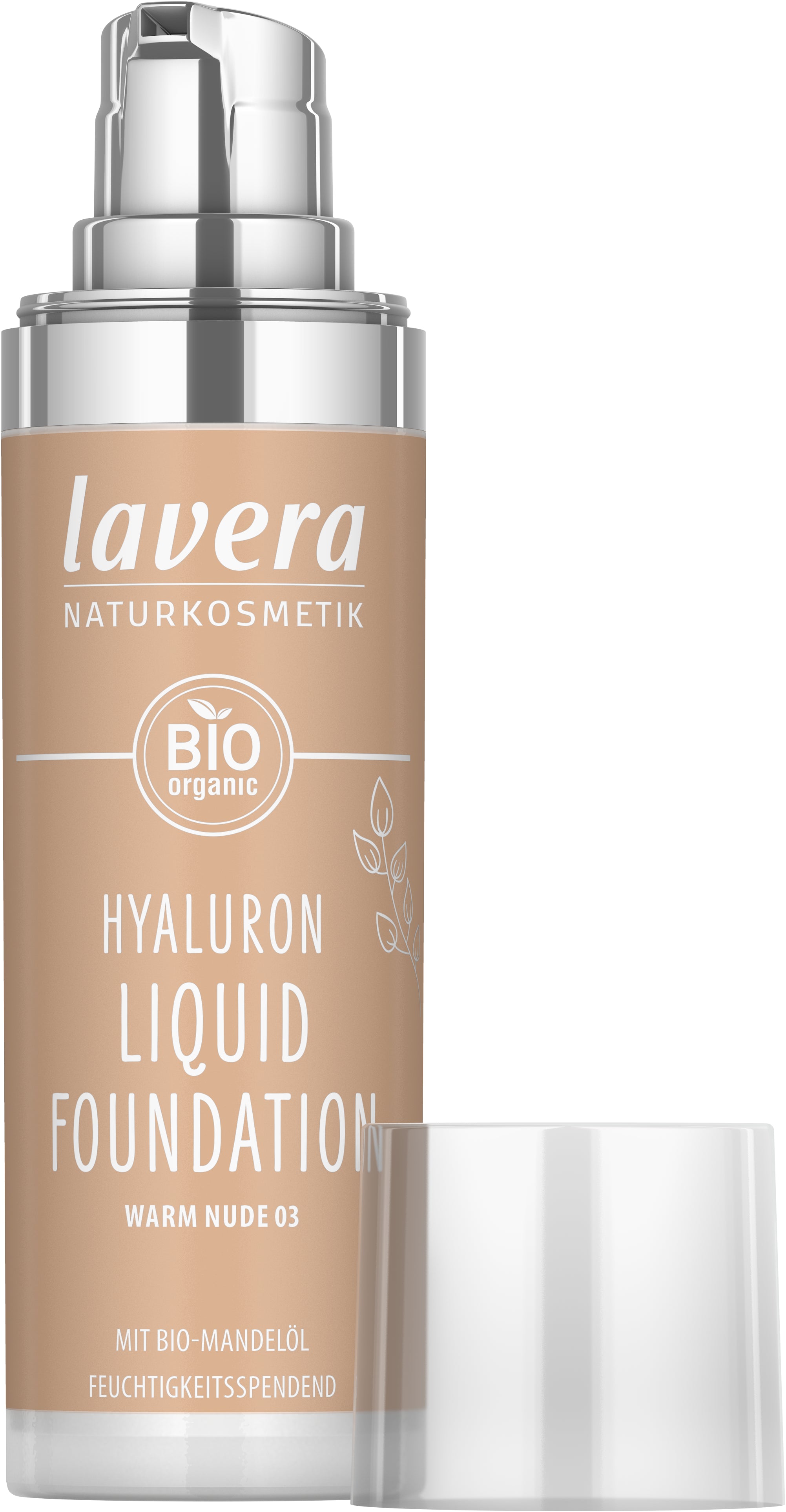 lavera Hyaluron Liquid Foundation -Warm Nude 03-
