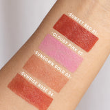 lavera Multi Balm -Sunrise Rosé 04- lors de l'application