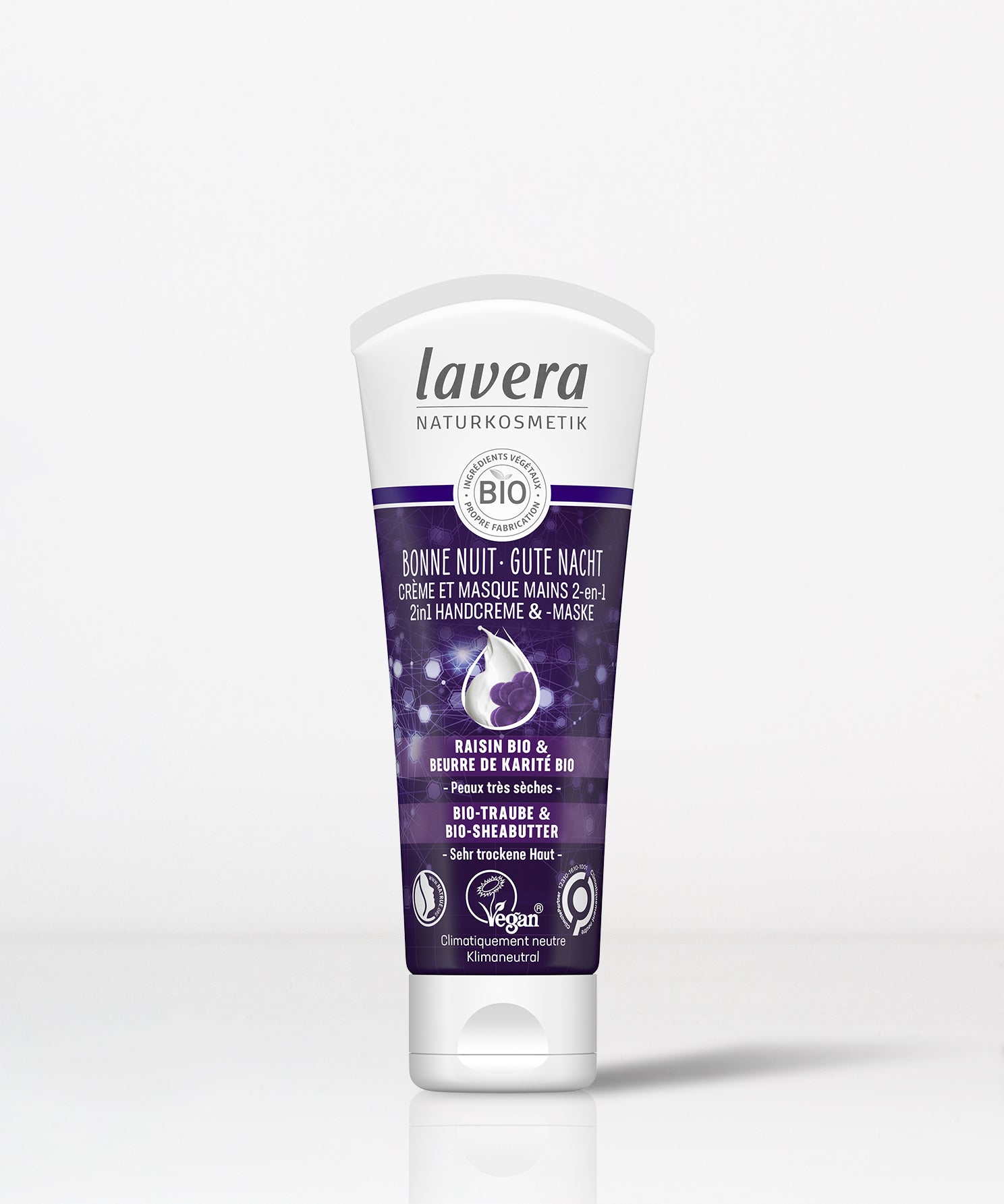 lavera Gute Nacht 2in1 Handcreme & -maske