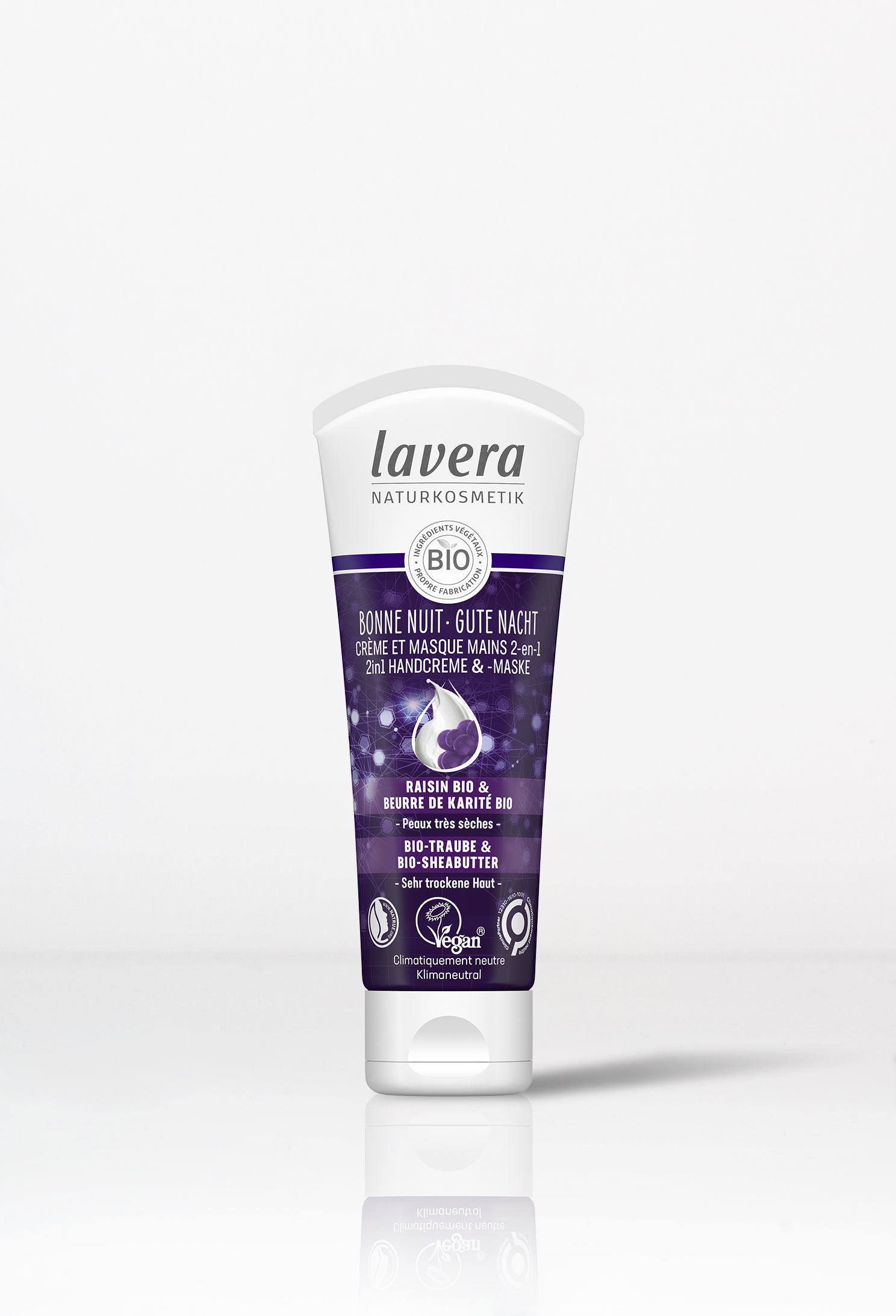 lavera Bonne Nuit Crème et Masque Mains 2-en-1