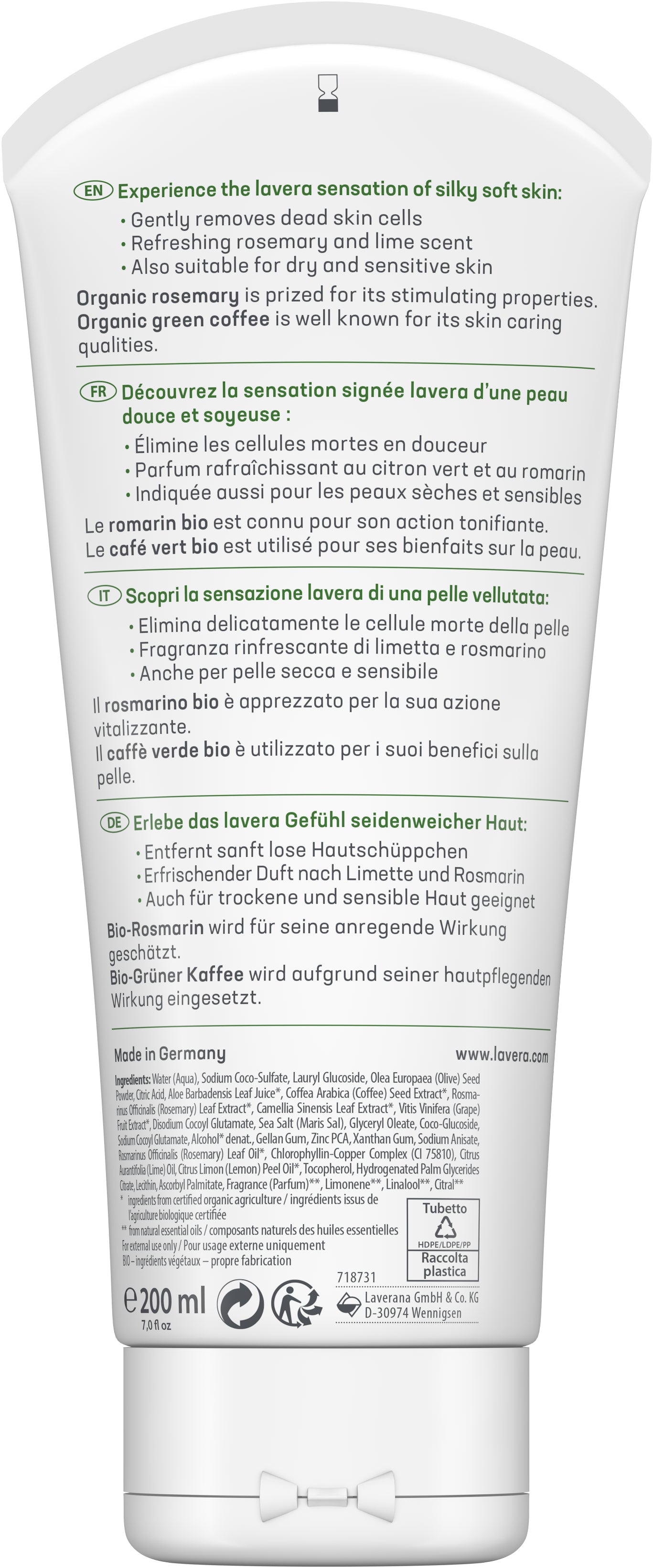 lavera Douche Exfoliante