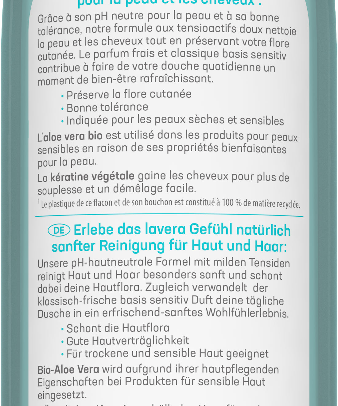 lavera basis sensitive Pflegedusche 2in1