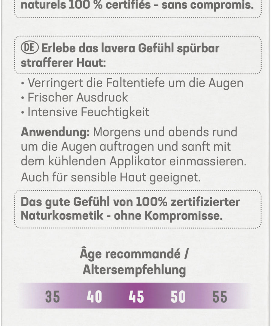 lavera Straffende Augenpflege