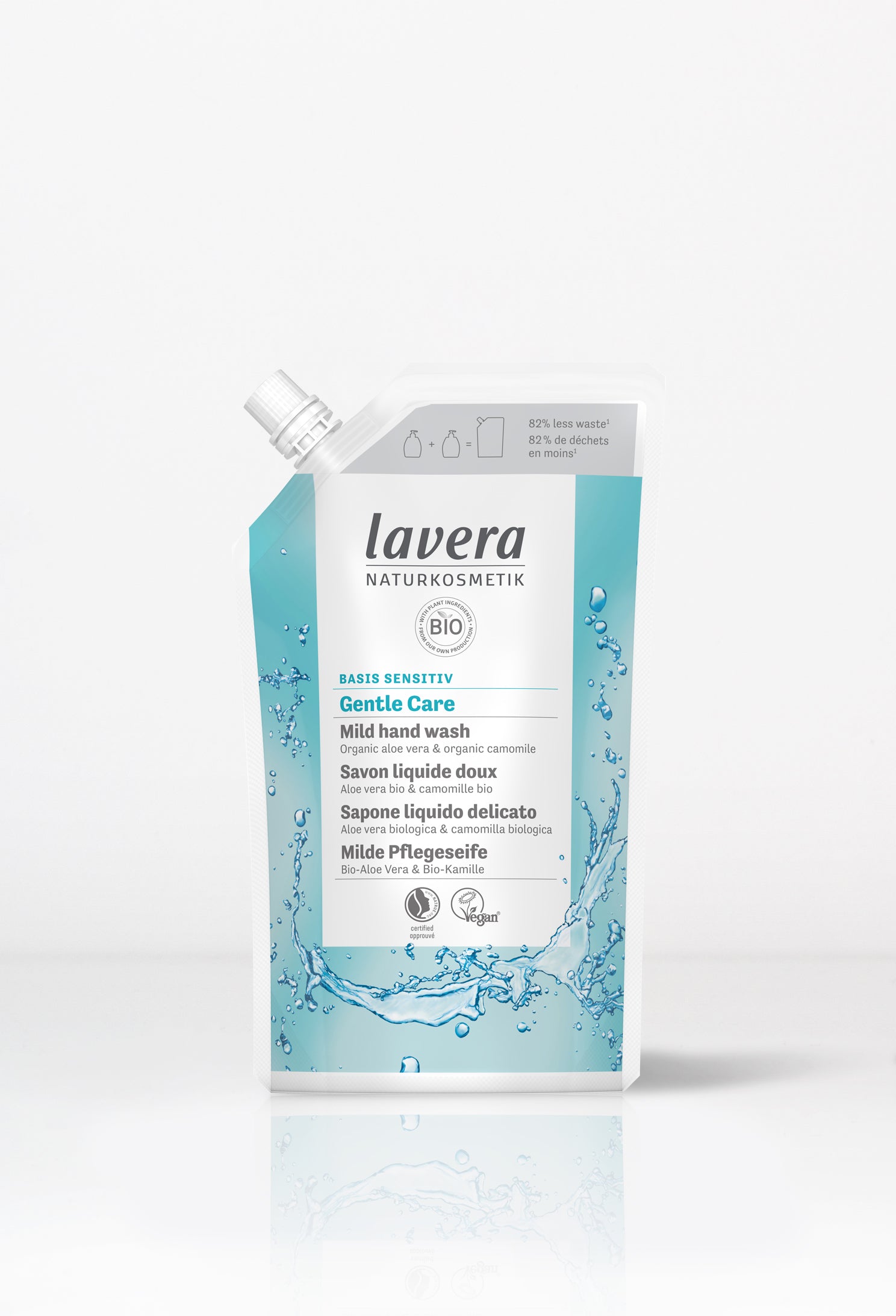 lavera Nachfüllbeutel basis sensitive milde Pflegeseife