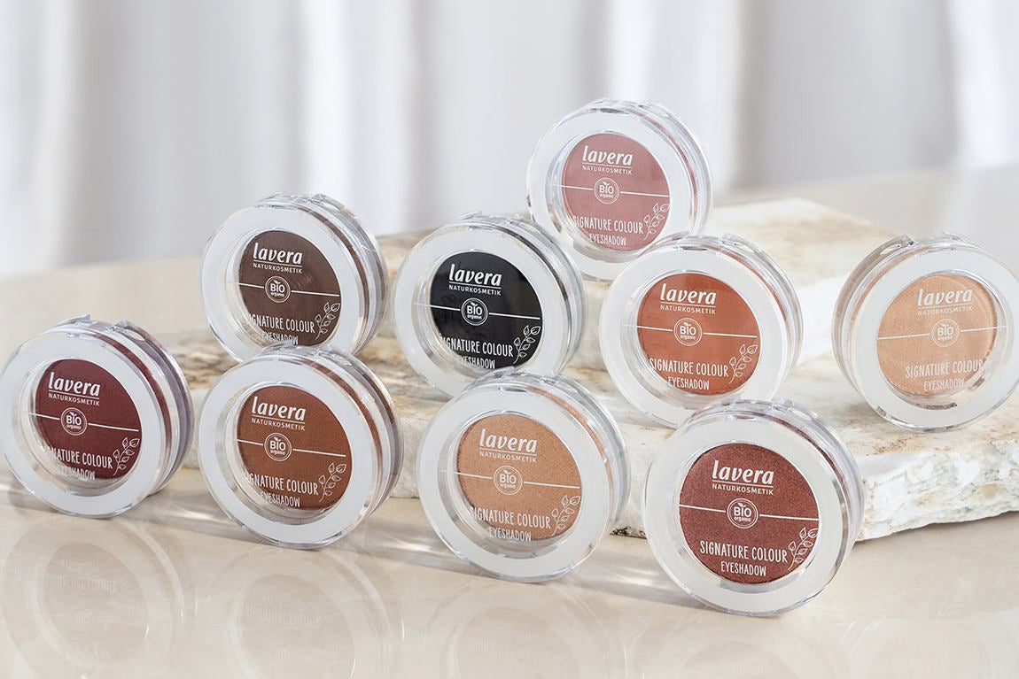 lavera Signature Colour Eyeshadows en différentes teintes